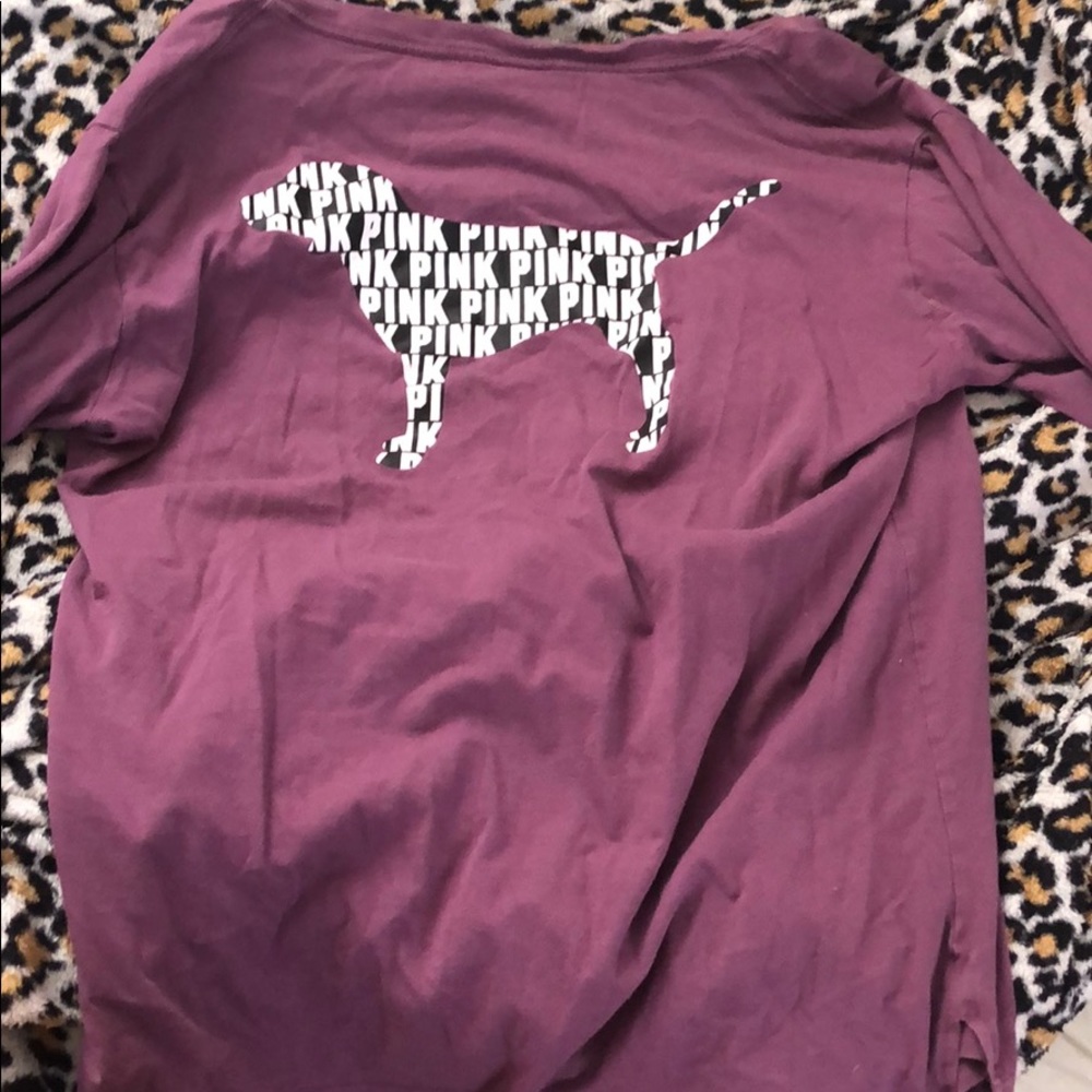 VS “PINK” long sleeve v-neck shirt